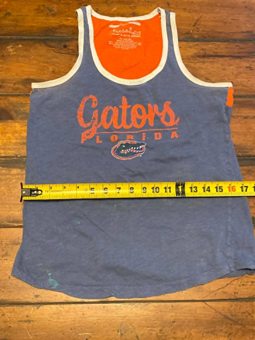 Women’s Pressbox Florida Gators Tank Top, Size M (various stains)